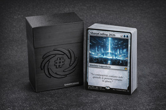 Mazzo Base SharpCoding 2026 con Scatola porta Carte