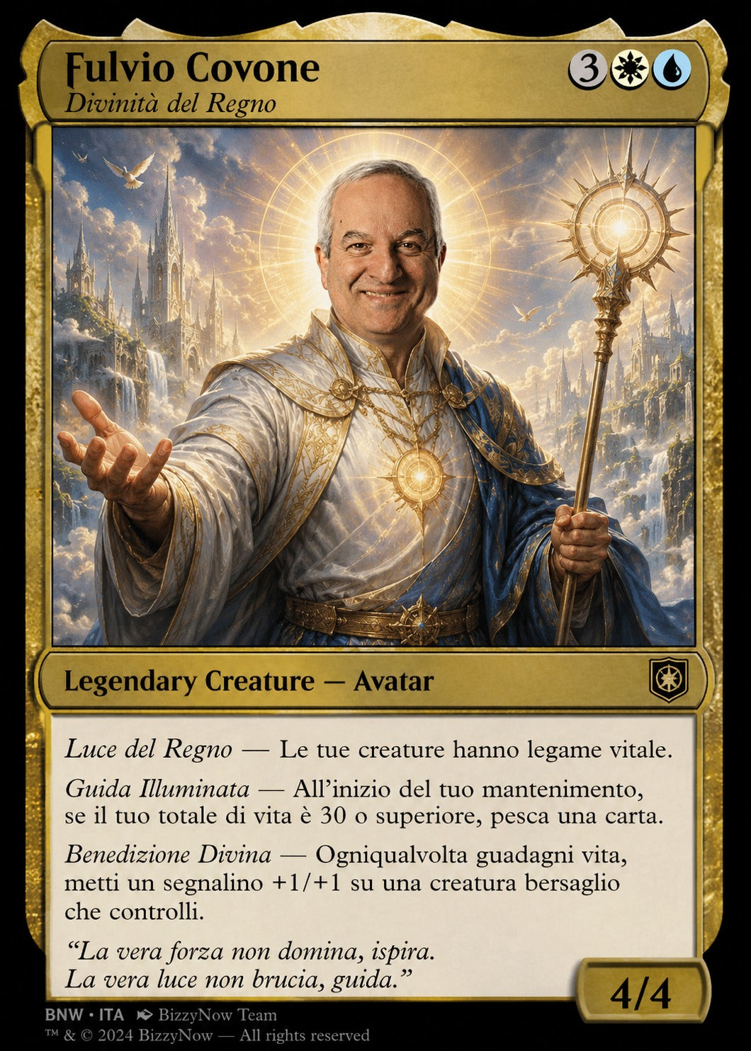 Carta personalizzata BizzyMagic (Set 10 carte)