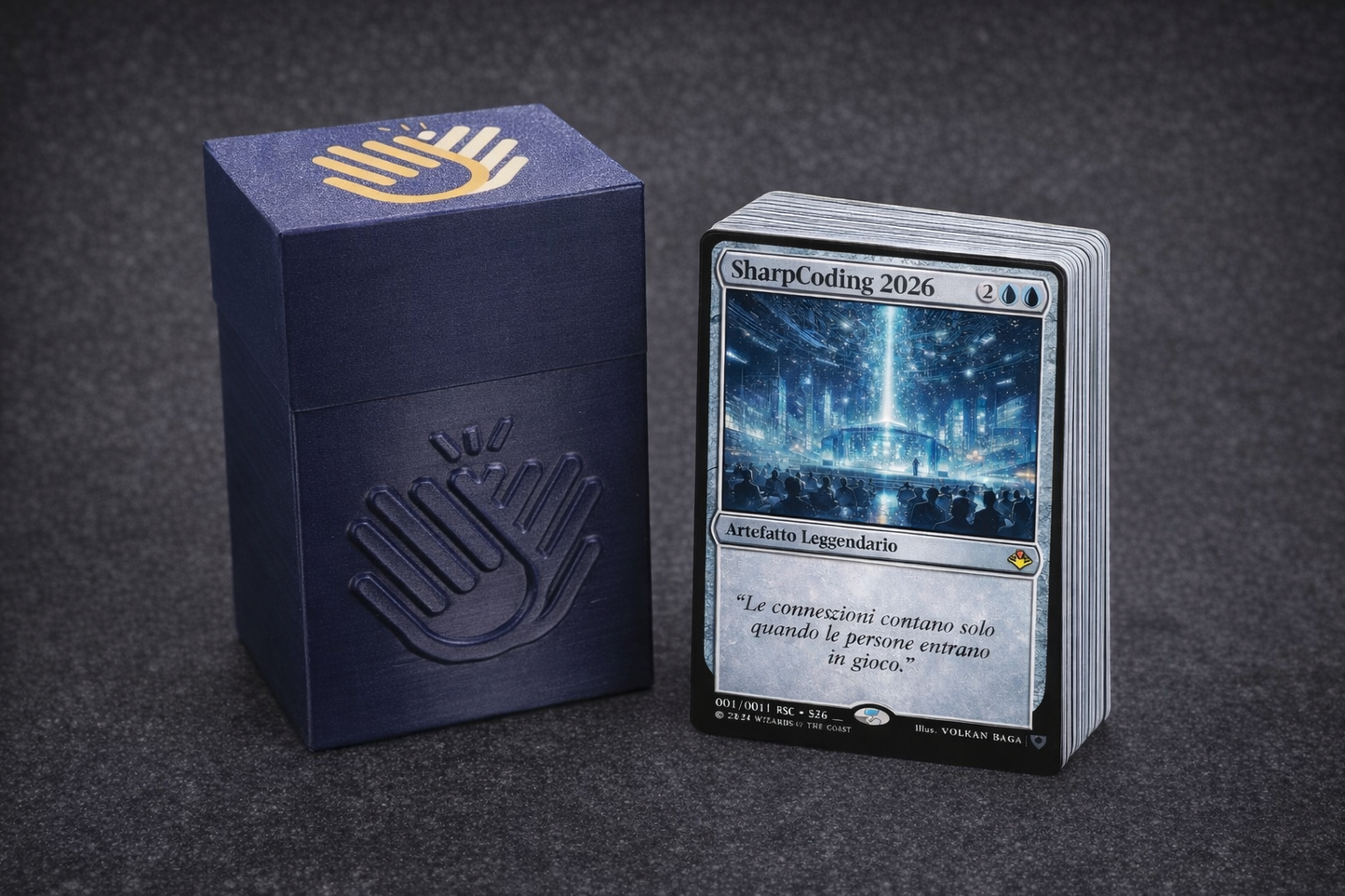 Mazzo Base SharpCoding 2026 con Scatola porta Carte